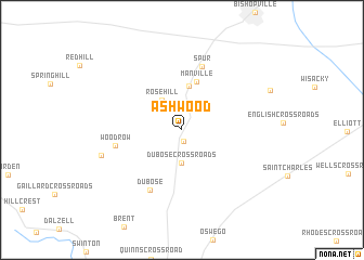 map of Ashwood
