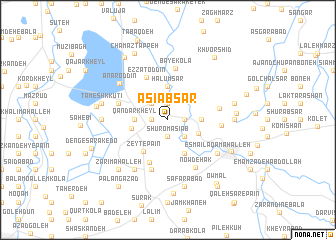 map of Āsīāb Sar