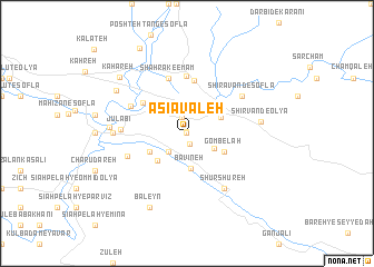 map of Āsīāvaleh