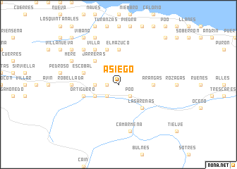 map of Asiego