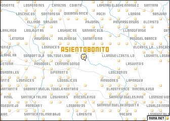 map of Asiento Bonito