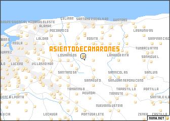 map of Asiento de Camarones