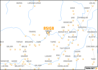 map of Asiga