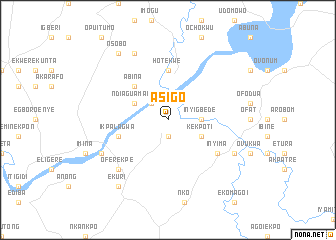 map of Asigo