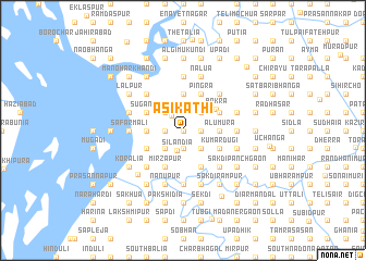 map of Āsikāthi