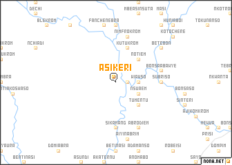 map of Asikeri