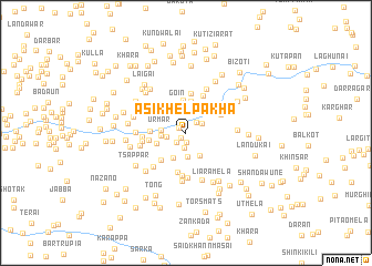 map of Asi Khel Pakha