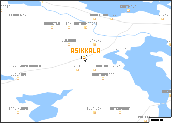 map of Asikkala