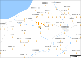 map of Aşıklı