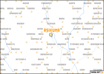 map of Asikuma