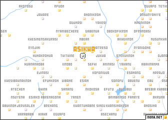 map of Asikwa