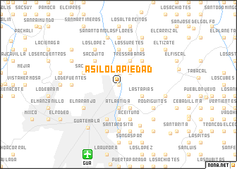 map of Asilo La Piedad