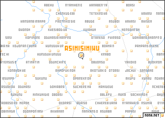 map of Asimisimiwu