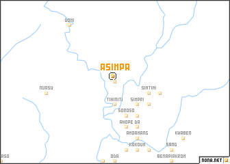 map of Asimpa