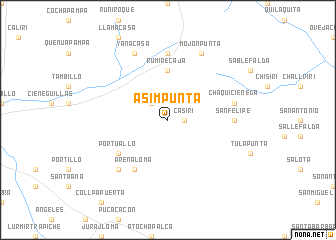 map of Asimpunta