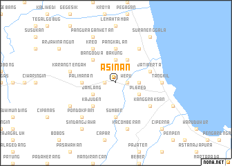 map of Asinan