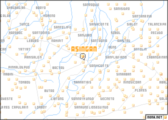 map of Asingan