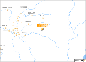 map of Asinga