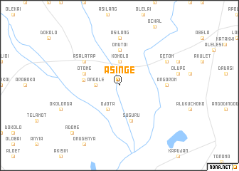 map of Asinge