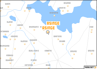 map of Asinge