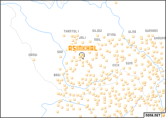 map of Asīnkhāl