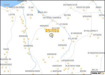 map of Asinou