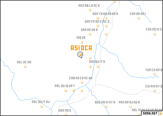 map of Asioca