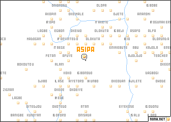 map of Asipa