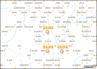 map of Asipa