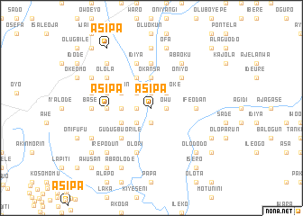 map of Asipa