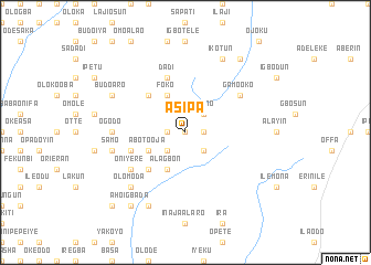 map of Asipa