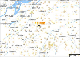 map of Āsīpur