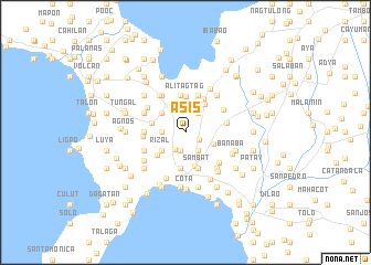 map of Asis