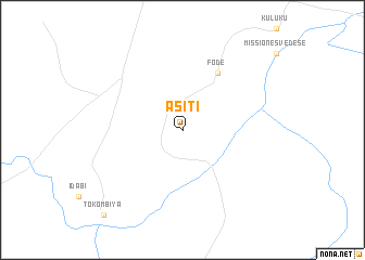 map of Asiti