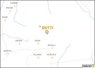 map of Asitti