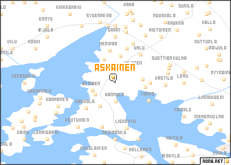map of Askainen