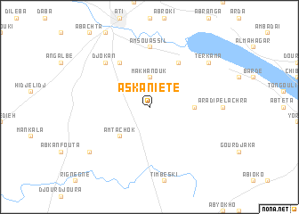 map of Askaniété