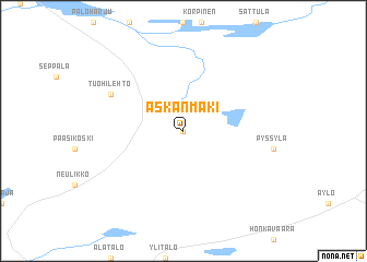 map of Askanmäki