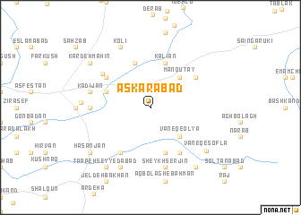 map of ‘Askarābād