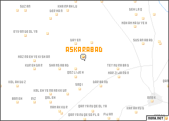 map of ‘Askarābād