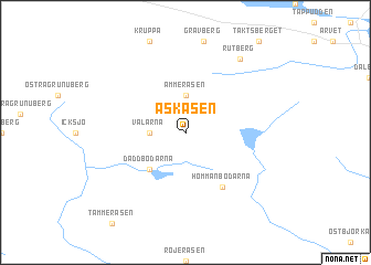 map of Äskåsen