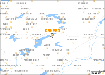 map of Askebo