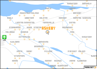 map of Askeby