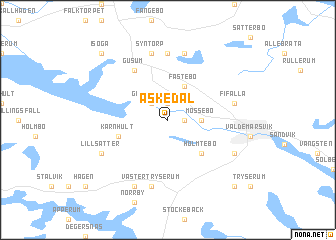 map of Askedal