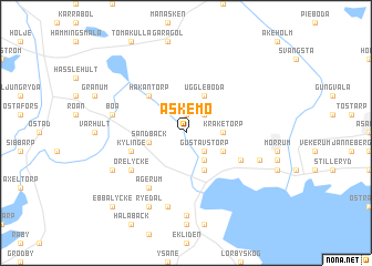 map of Äskemo