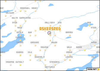 map of Askersred