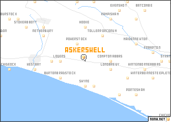 map of Askerswell