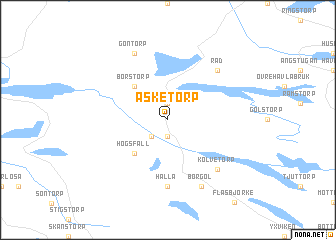 map of Asketorp