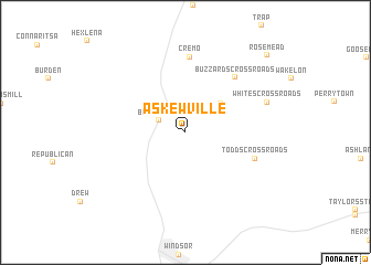 map of Askewville