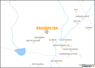 map of Askhāmīyah